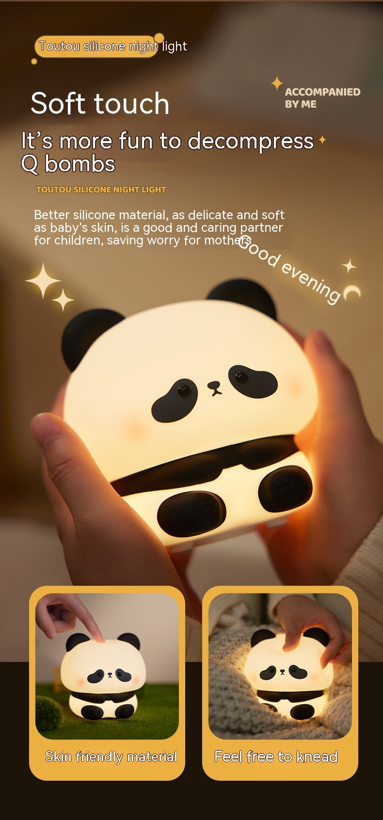 Cute Panda Lamp